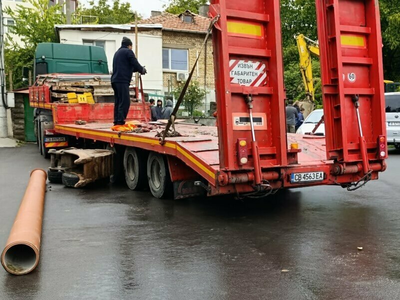 Започва работа по канализацията на ул. „Тича“