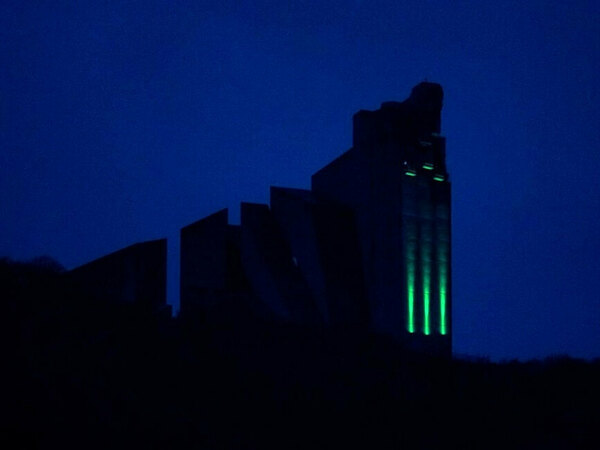 Сгради светват в зелено в подкрепа на донорството