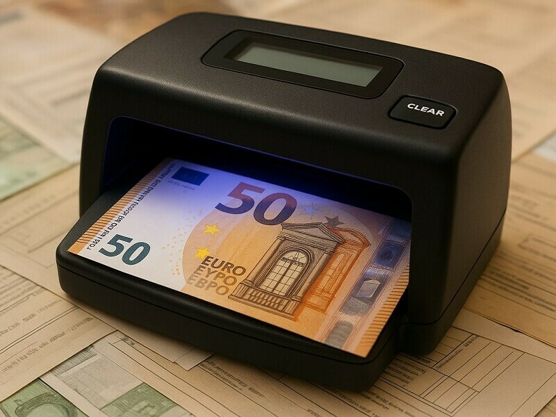 Закупуват детектори за фалшиви банкноти