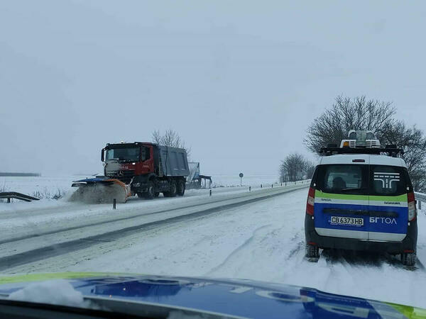 ПТП-та в снега, но без пострадали
